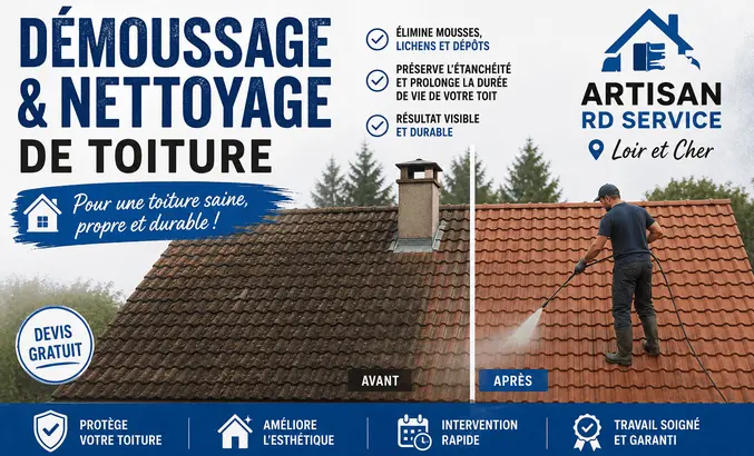 Entreprise de peinture et démoussage Loir-et-Cher 41